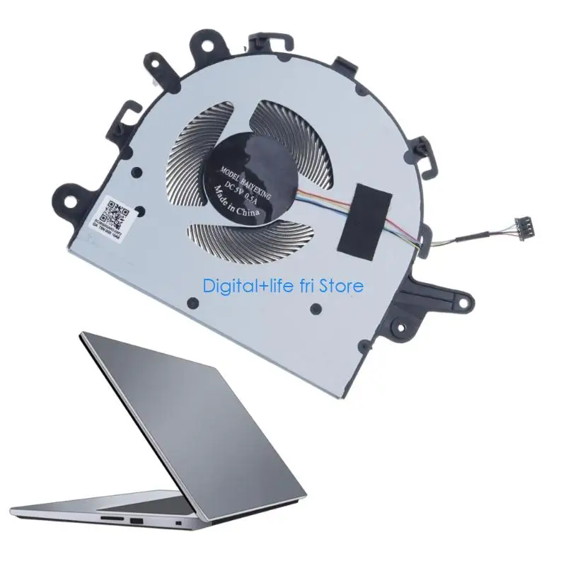 E06D 15 V15 V15-IIL S145-15 CPU Cooling Fan 5V 0.5A 4-pin Laptop CPU Cooler Radiator Computer Accessories