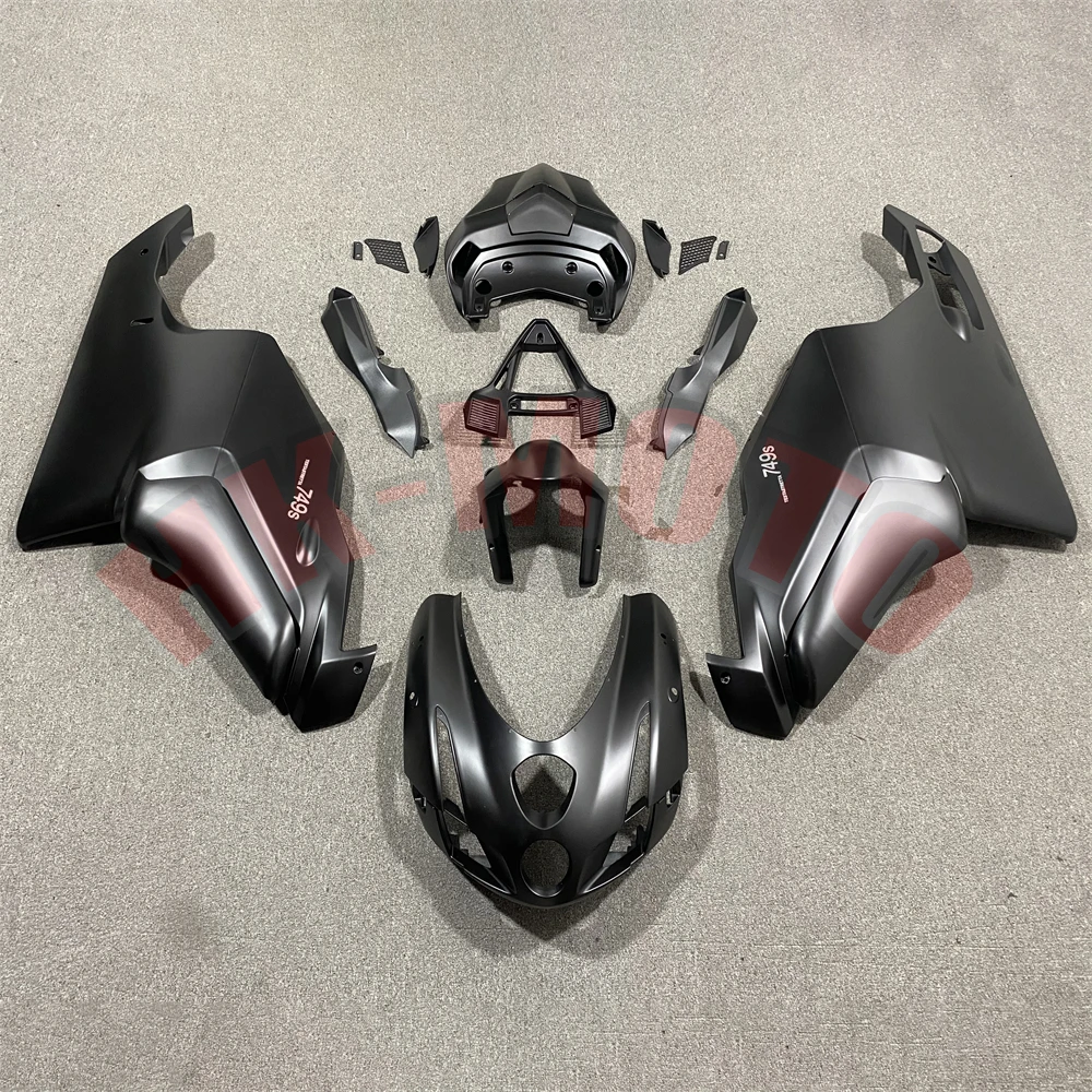 Motorcycle Fairing Kit Fit For 749 749S 999 999S 2003 2004 Single Seat Bodywork Set High Quality Abs Injection Matt Black