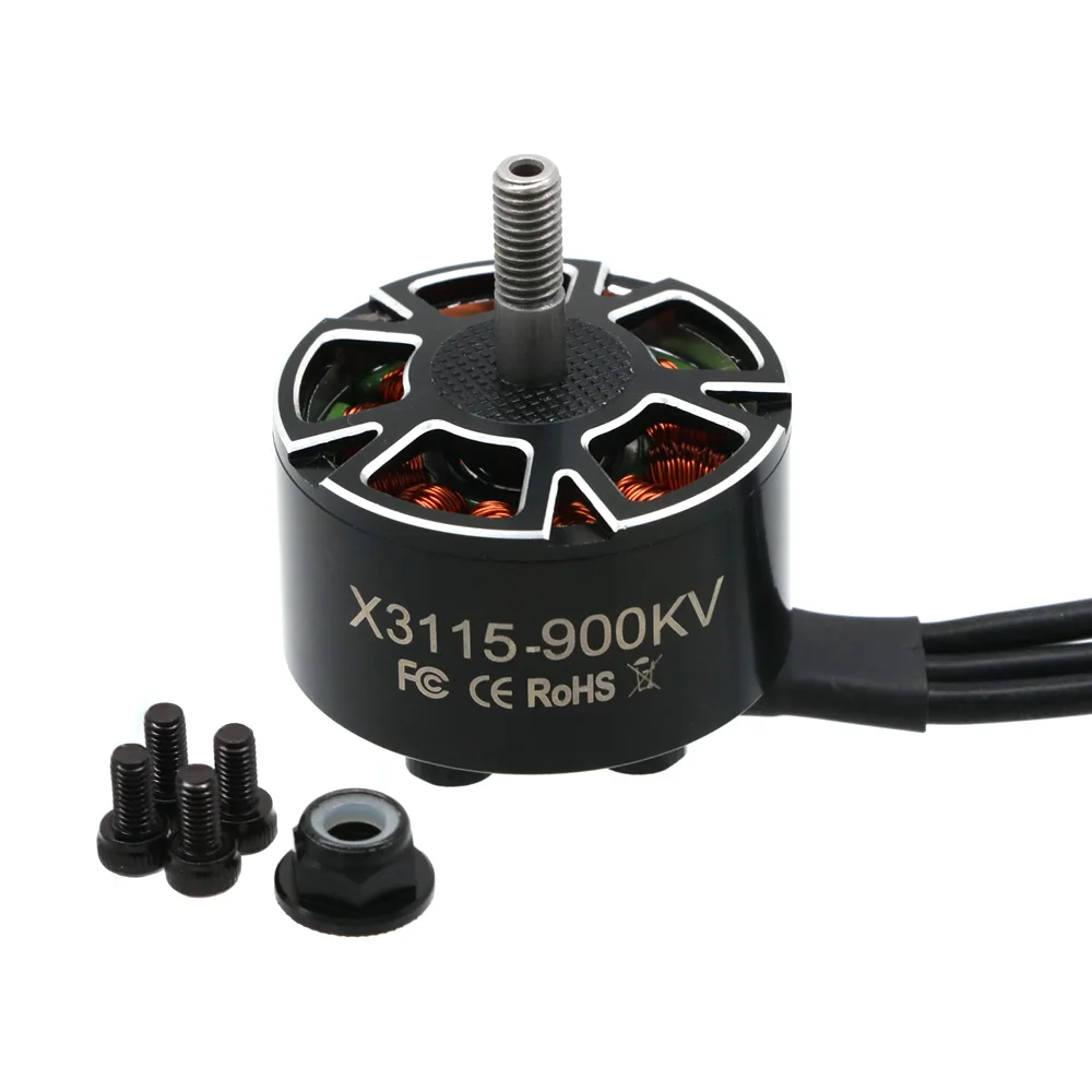 4 szt. Bezszczotkowy silnik UAngel X3115 3115 900KV 1050KV 1200KV 6S do FPV Freestyle 9 cali 10 cali daleki zasięg drony Cinelifter RC