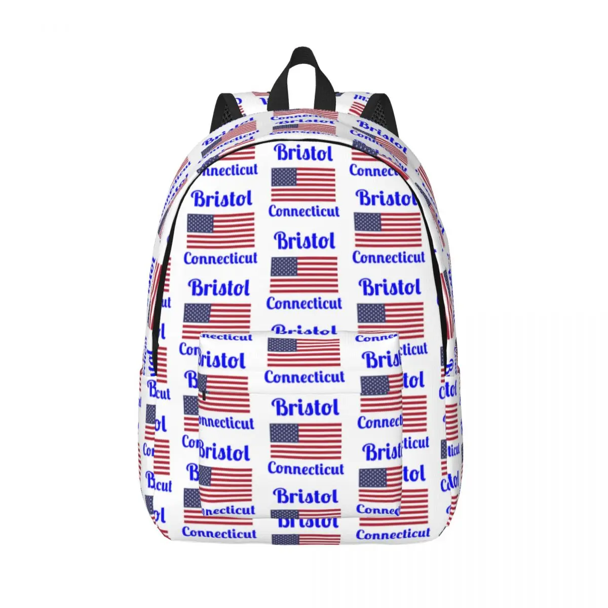 

Bristol Connecticut Stylish Print Backpacks Boys Girls Bookbag Shoulder Bag Portability Travel Rucksack Children School Bags