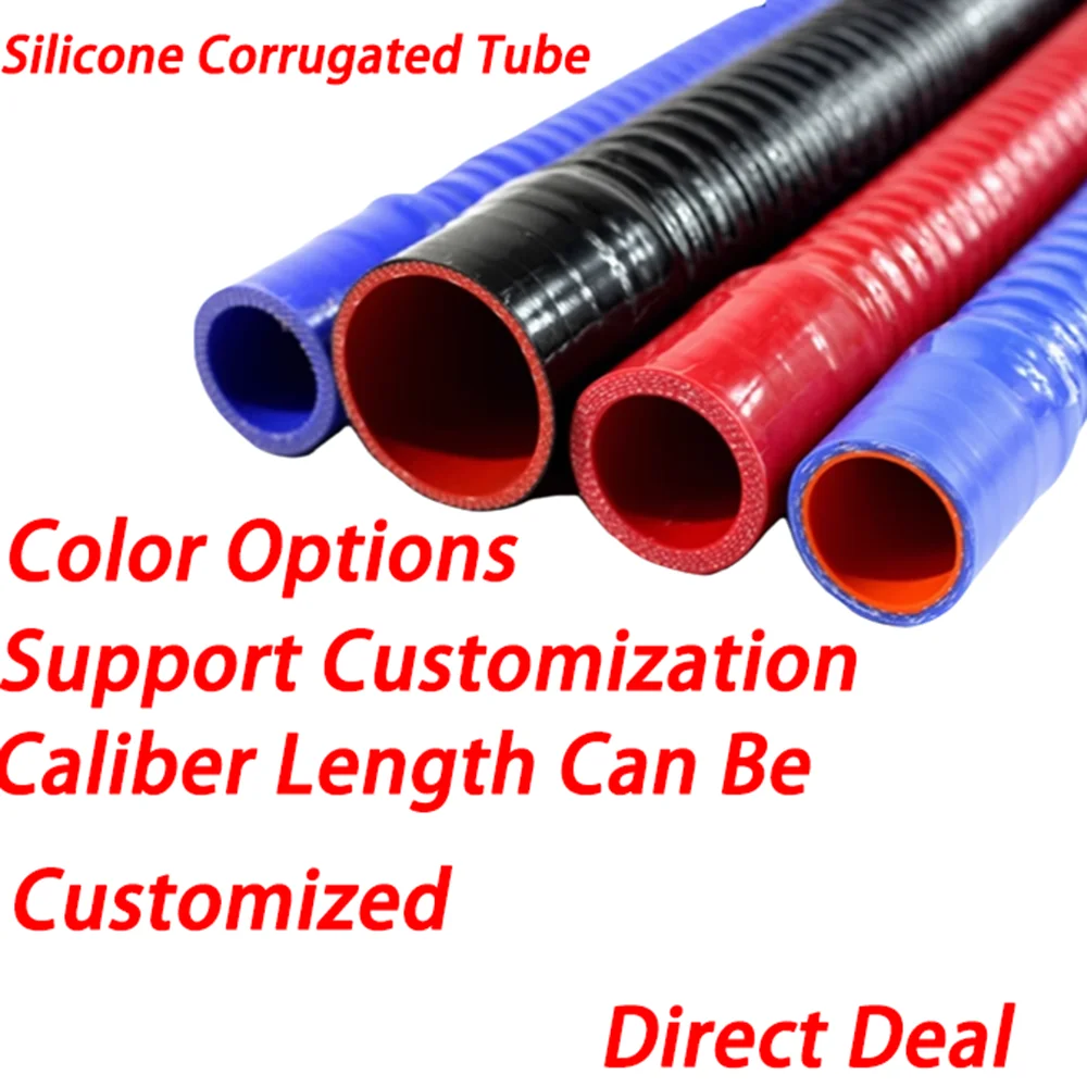 

Red Blue Black Universal Car Silicone Flexible Hose Radiator Tube Pipe For Air Intake High Pressure High Temperature