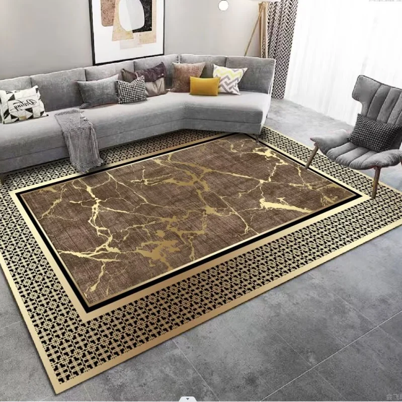 NONE Teppich Wohnzimmer Advanced Sense Großflächiges modernes Arbeitszimmer Schlafzimmer Teppich Zimmer rutschfestes und schmutzabweisendes Zuhause 6