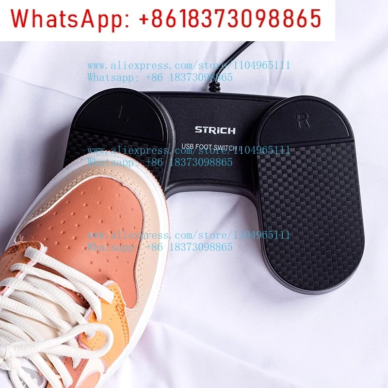 

USB foot switch custom shortcut foot pedal 2 meters freeze image switch