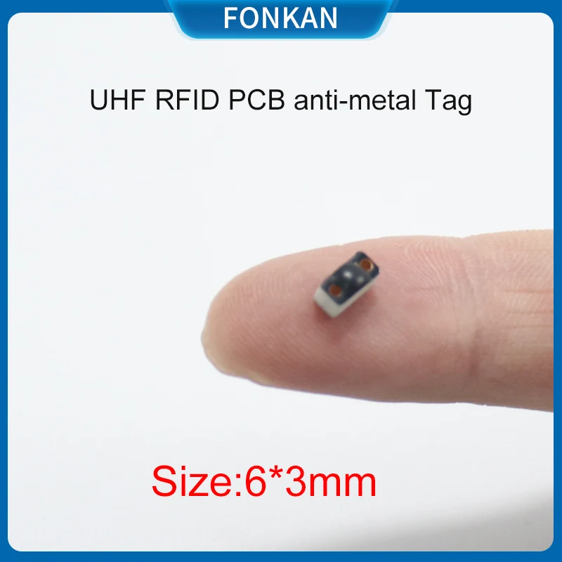 1000pcs Short Range Tag PCB UHF RFID Anti-metal Tag 6*3mm Small Size RFID Passive Tag For Tool Management