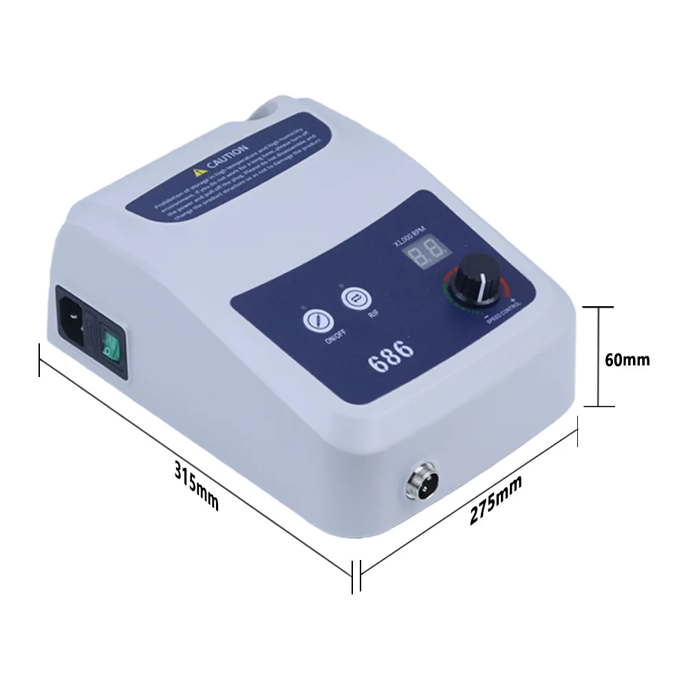 Micromotor 50000rmp Brushless Micromotors High Speed Micro Motor with Handpiece with Knee Control / Quick polishing