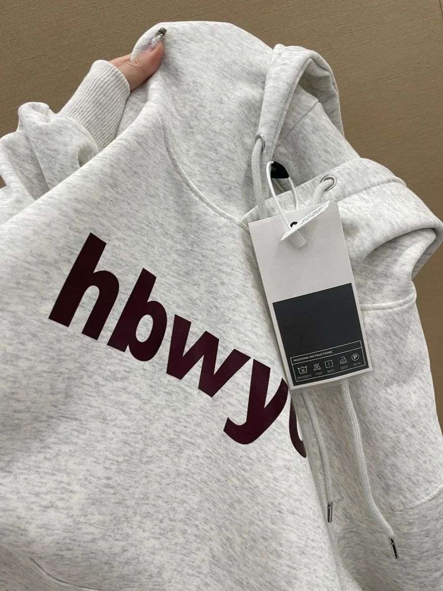 

Loose Fit Hoodie Sweatirt ex Casual Streetwear Brand Outlet 2023 Autumn Long Sve Printed T-irt for Youth