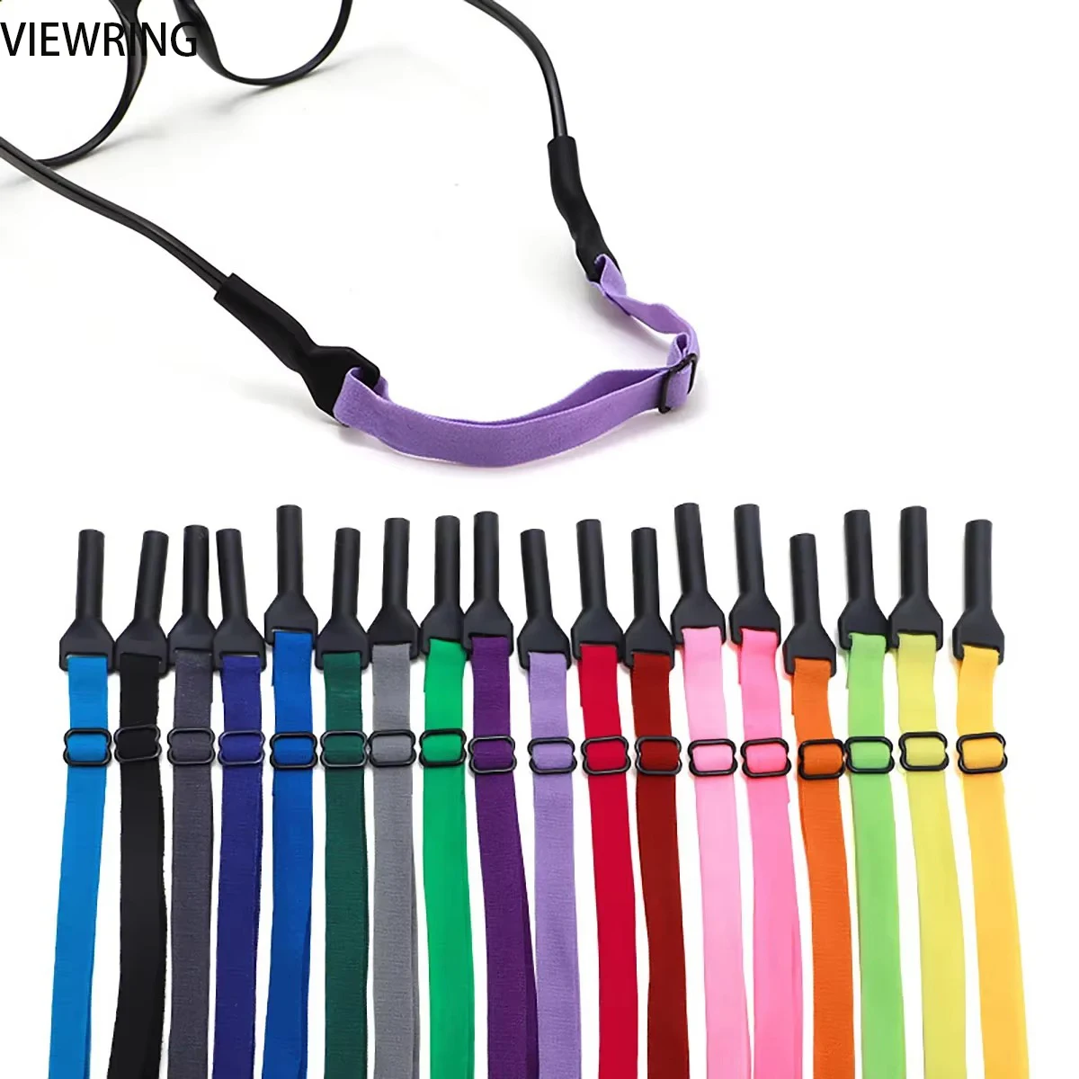 VIEWRING Glasses Chain Adjustable Size Elastic Rope Glasses Strap Sport Non Slip And Anti Drop Fixer Glasses Cord