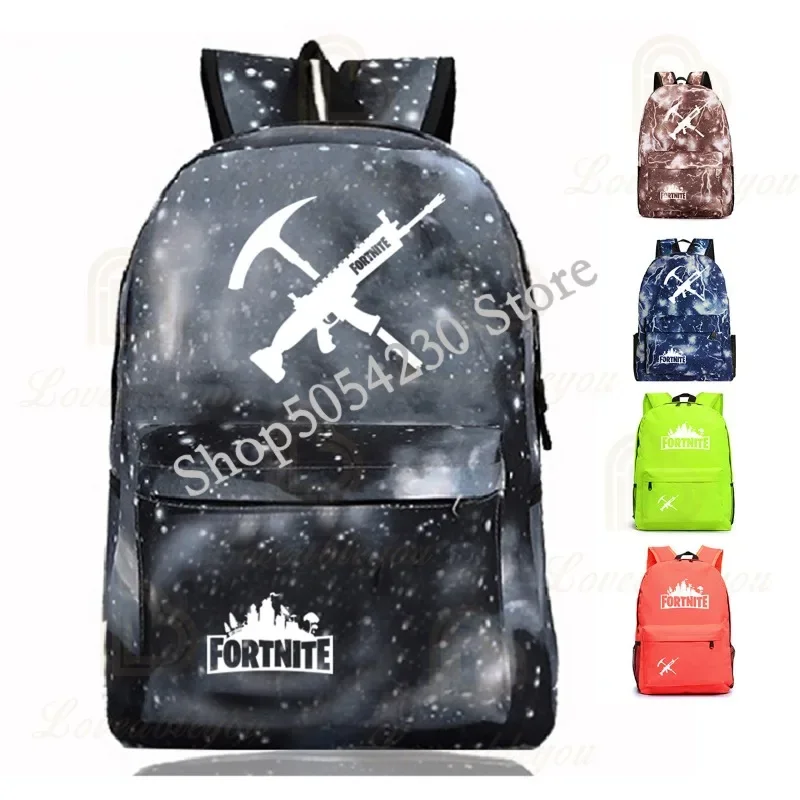 Mochila Fortnite para niños, Bolsa Escolar de gran capacidad, alta calidad, impermeable, para hombres y mujeres, juego de victoria, mochila estacionaria para niños