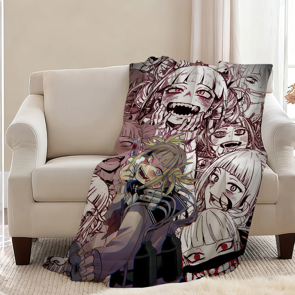 

My H-HeroS-ES A-AcademiaS-ES Himiko Toga Blanket Throw Super Cosy Plush Living Room Sofa Couch Childish Birthday Gifts