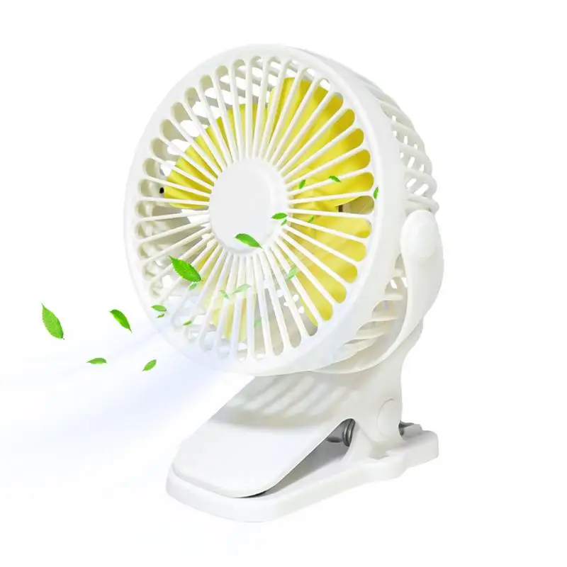 

Stroller Fan Clip On Desk Cooling Fan 720 Degree Rotatable Cooler Tabletop Cooling Appliance For Student Dormitory School Librar