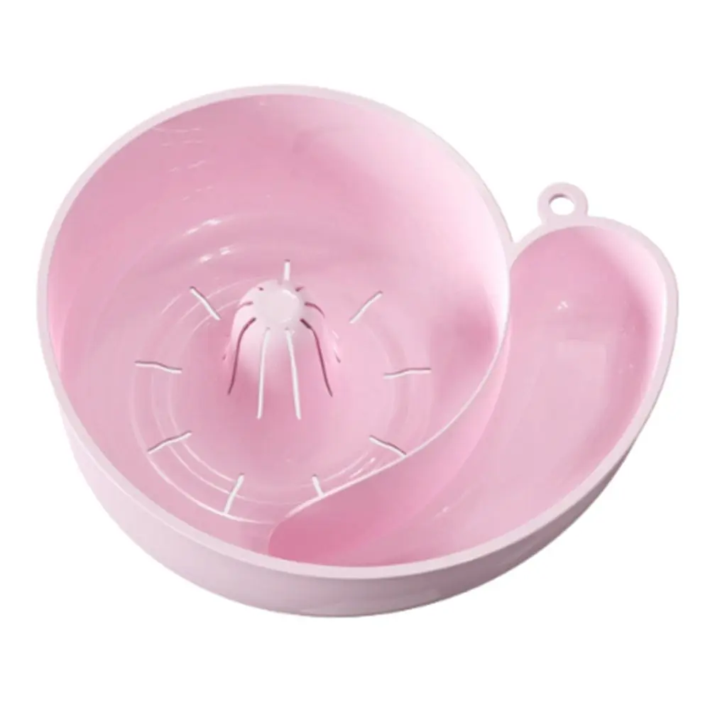 Snail Shape Fruit Drainer Basket Automatic Rotation Clean Creative Vegetable Washing Basin Multi-functional Food-Grade