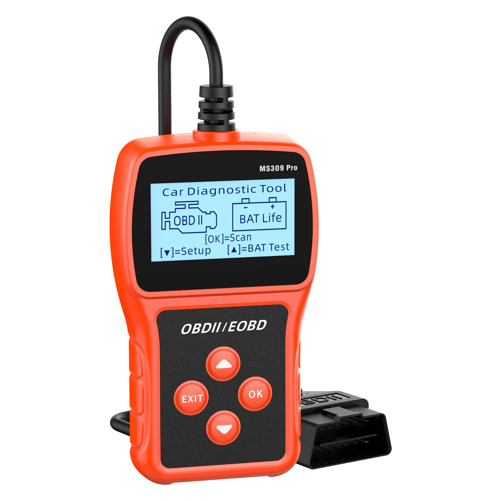 Professional Automotive MS309 Pro OBD2 Scanner OBD Fault Code Reader Auto Engine System Fault Diagnostic Tool for Car Truck OBD