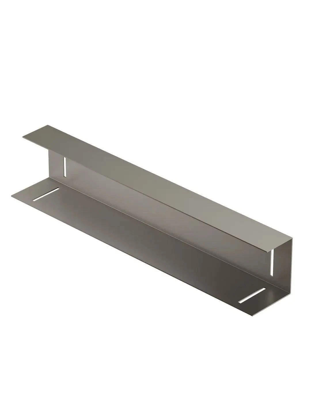 *Stainless Steel I-Shaped Wall holder Floating Display Rack for Shop Modern Industrial Storage Solution Space-Saving Decor Shelf