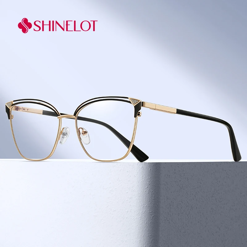 

81677 New Craft Lady Cat Eye Eyeglasses Frame Female Eye Protection Optical Glasses Adolescent Best-Selling Eyewear