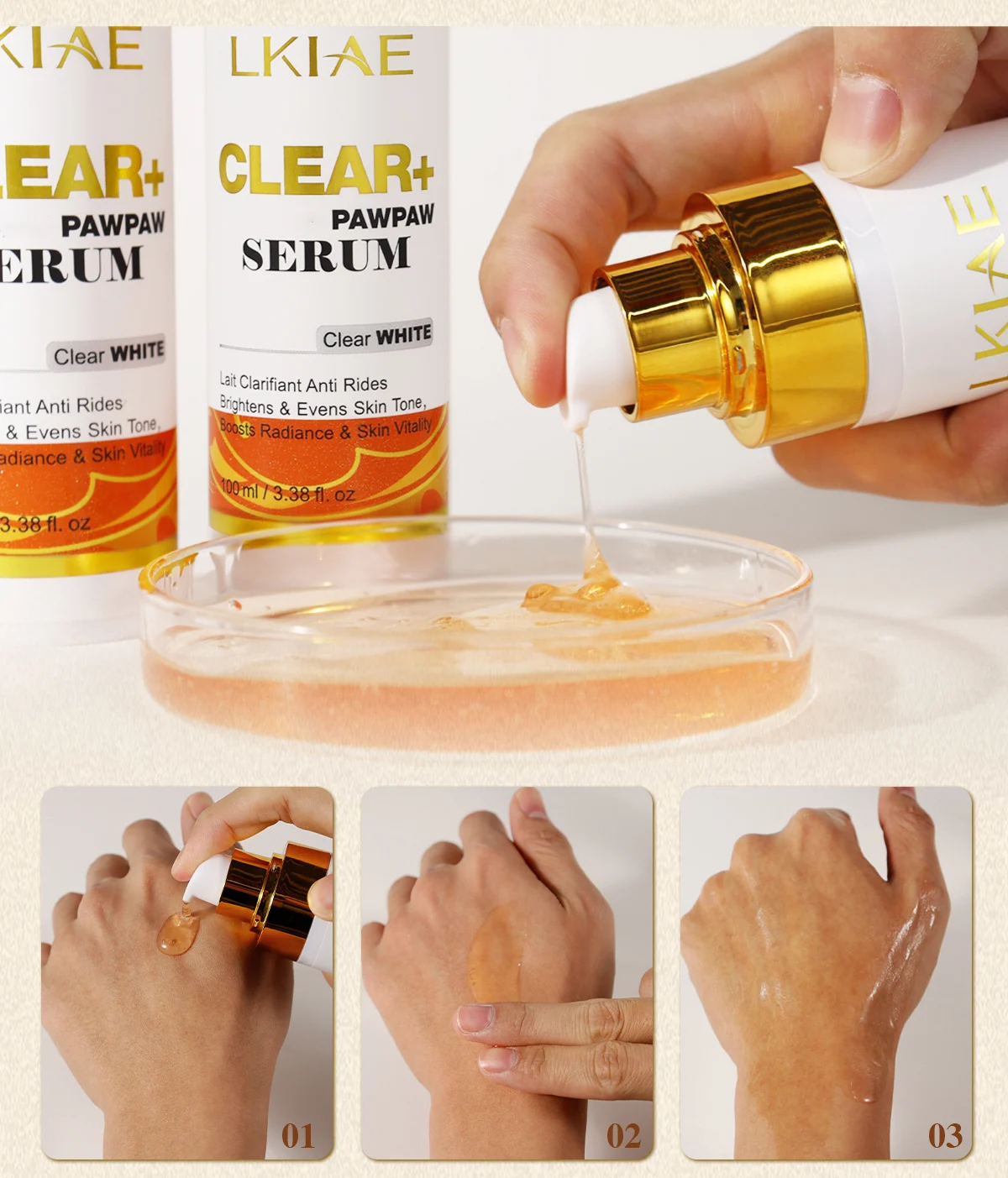 AILKE Dark Spot Corrector PLUS Cream, Organic Dark Spot Correction Facial Cream, Remove Stains, Age Spots, Sun Spots