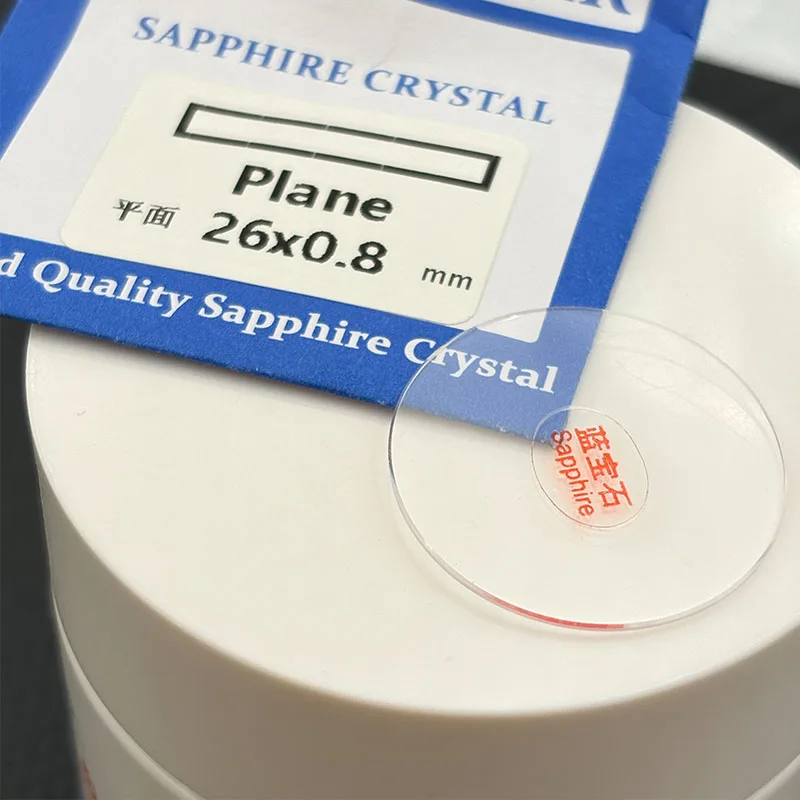 Special offer: flat sapphire watch glass, 28-36.5mm in diameter, 0.8-1.0mm in thickness, watch glass cover accessory