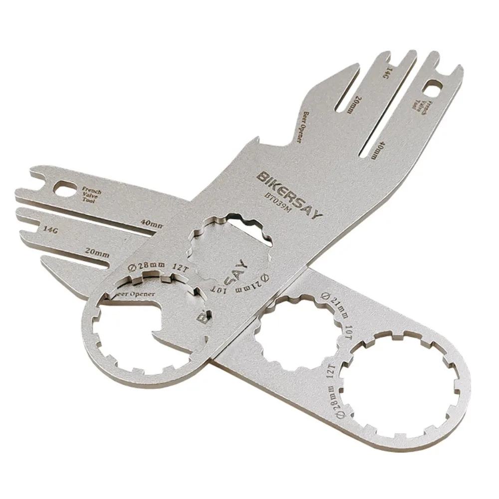 Chave de alinhamento do rotor do freio a disco da bicicleta, ferramenta de manutenção do pedal da tampa do raio, chave de ferramenta de desmontagem e reparo da válvula presta