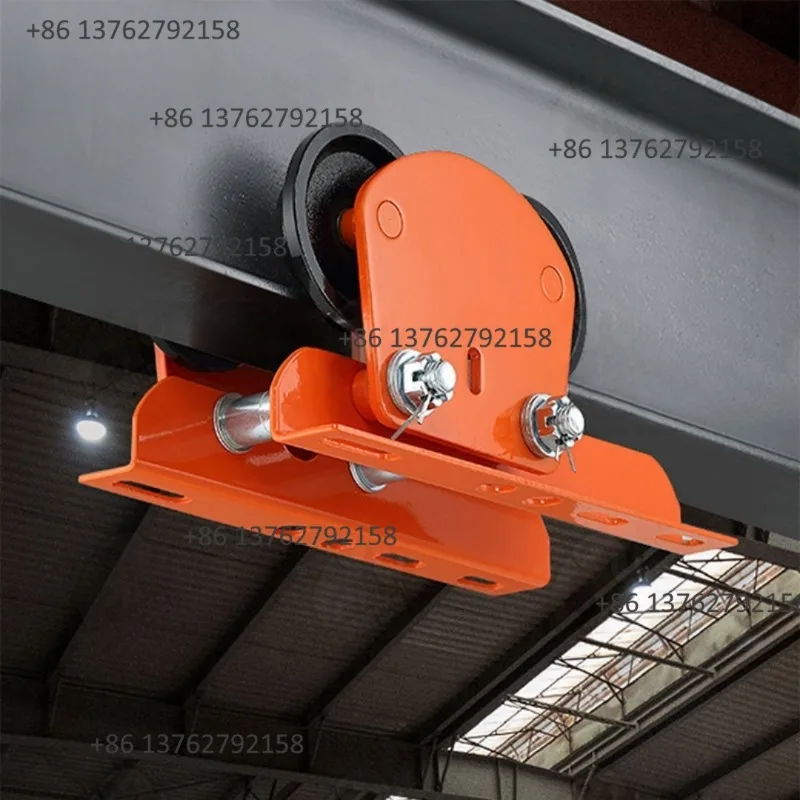 Micro Electric Hoist Manual Hand Push Running Car I-Beam Small Household Crane Lifting Equipment