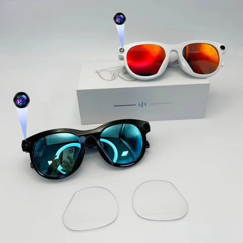 New M88 Smart Glasses with Camera 2MP Pixels 290 MAh Battery WiFi Connection Video Photo AI Translation Smart Sunglass Men Women
