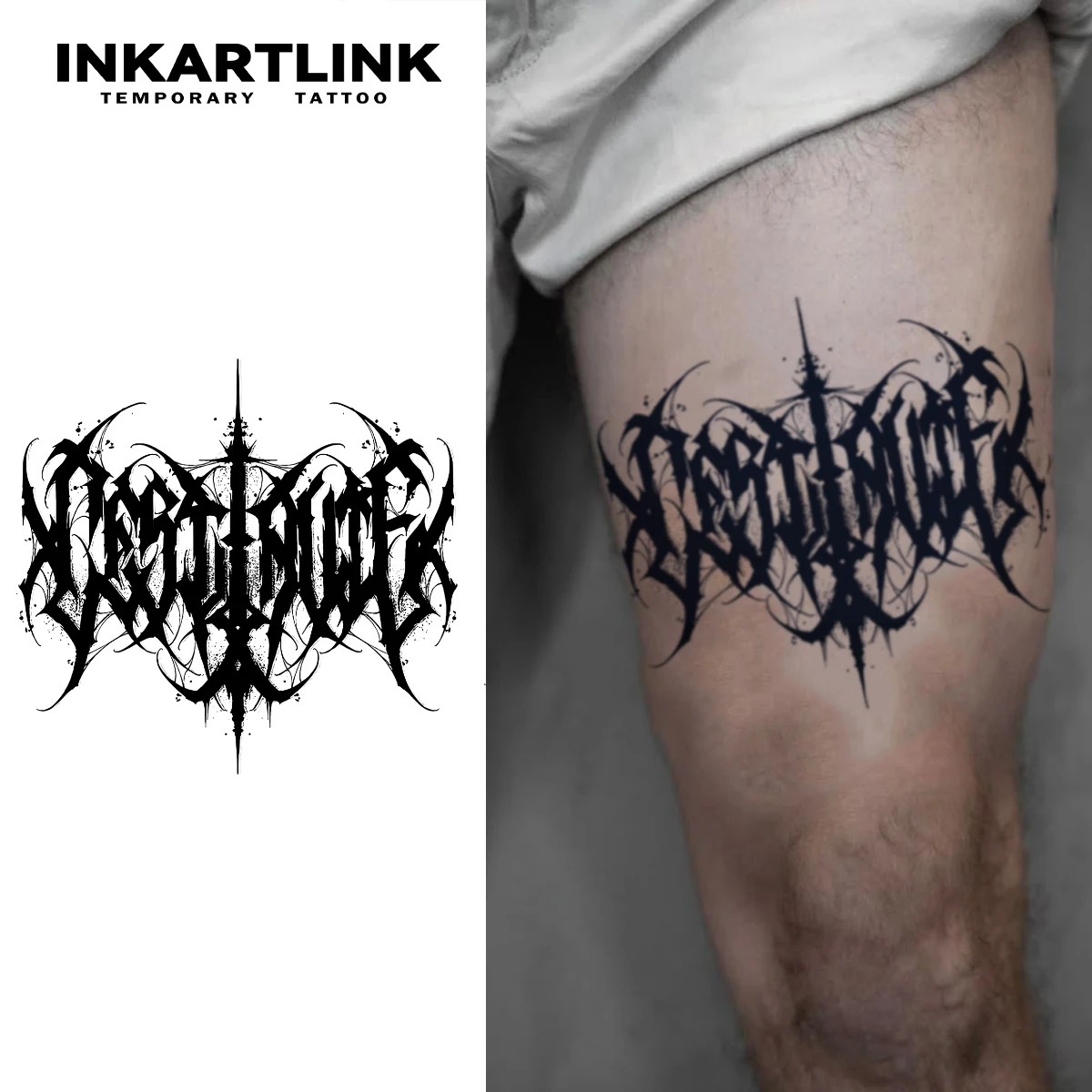 ملصق وشم مؤقت This is Life، وشم سحري مقاوم للماء، يدوم حتى 15 يومًا، وشم مزيف، وشم شبه دائم #1