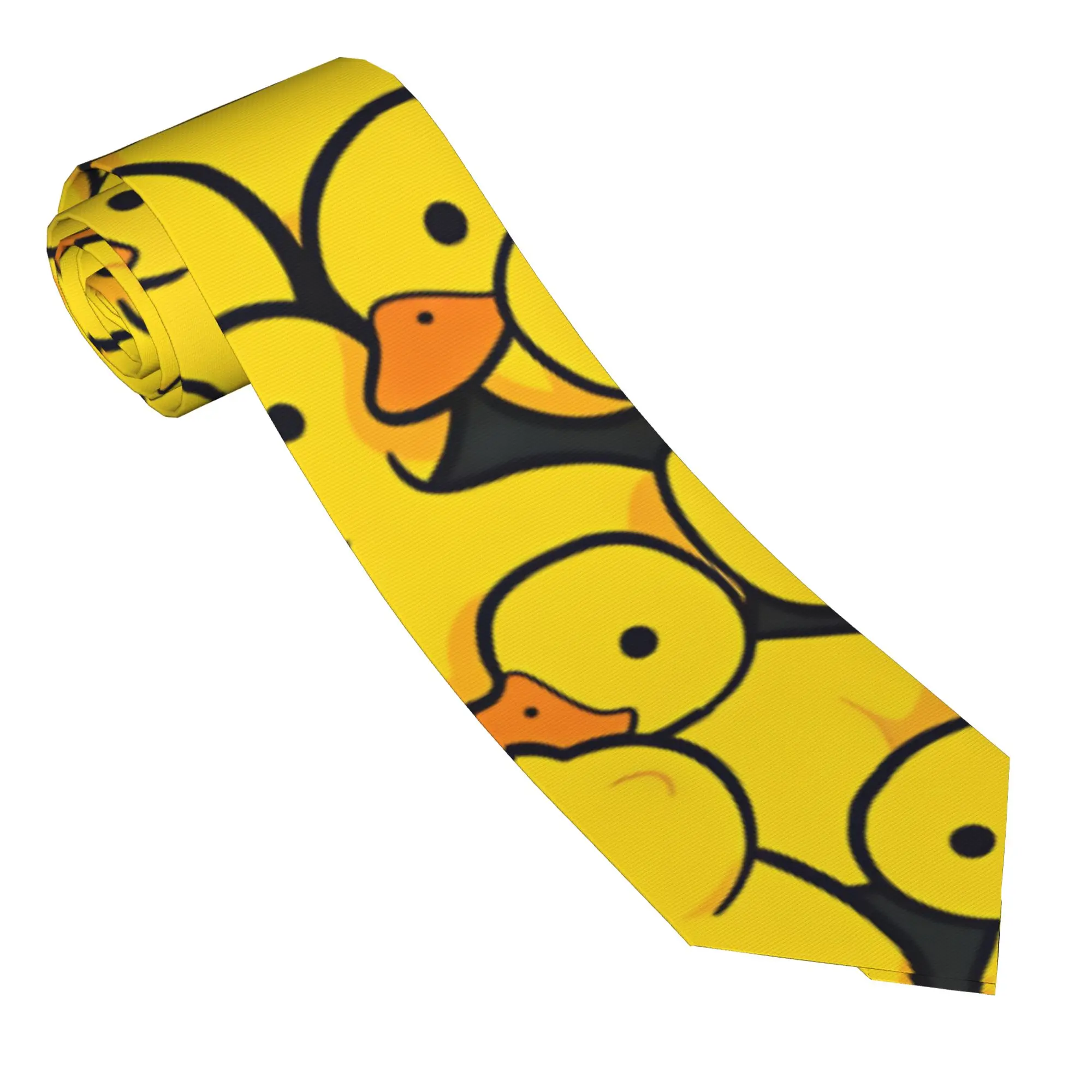 Cartoon Duck   Tie  Wedding Neck Ties Unisex Adult Cute Funny Necktie Accessories Quality Custom DIY Collar Tie