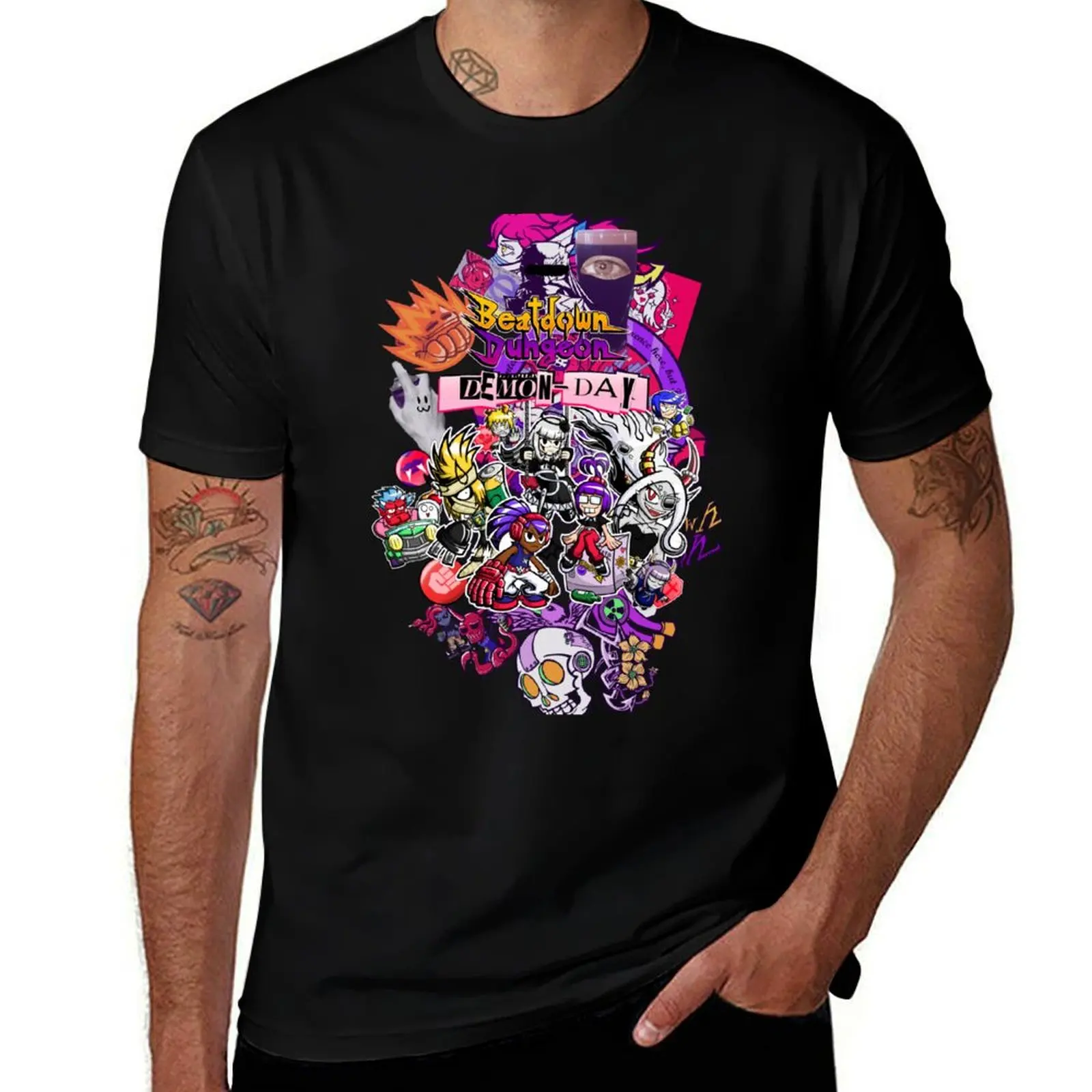 Beatdown Dungeon: Demon Day cover T-Shirt Casual Daily Wear Short Sleeve Top T-Shirt