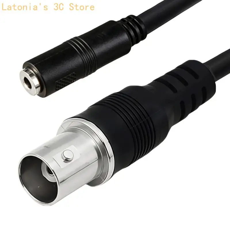 Consumer Electronics BNC Male Female to 3.5mm Male Female Sound Video Cable 1M Coppers for Home Theater Radios Antennas X3UB