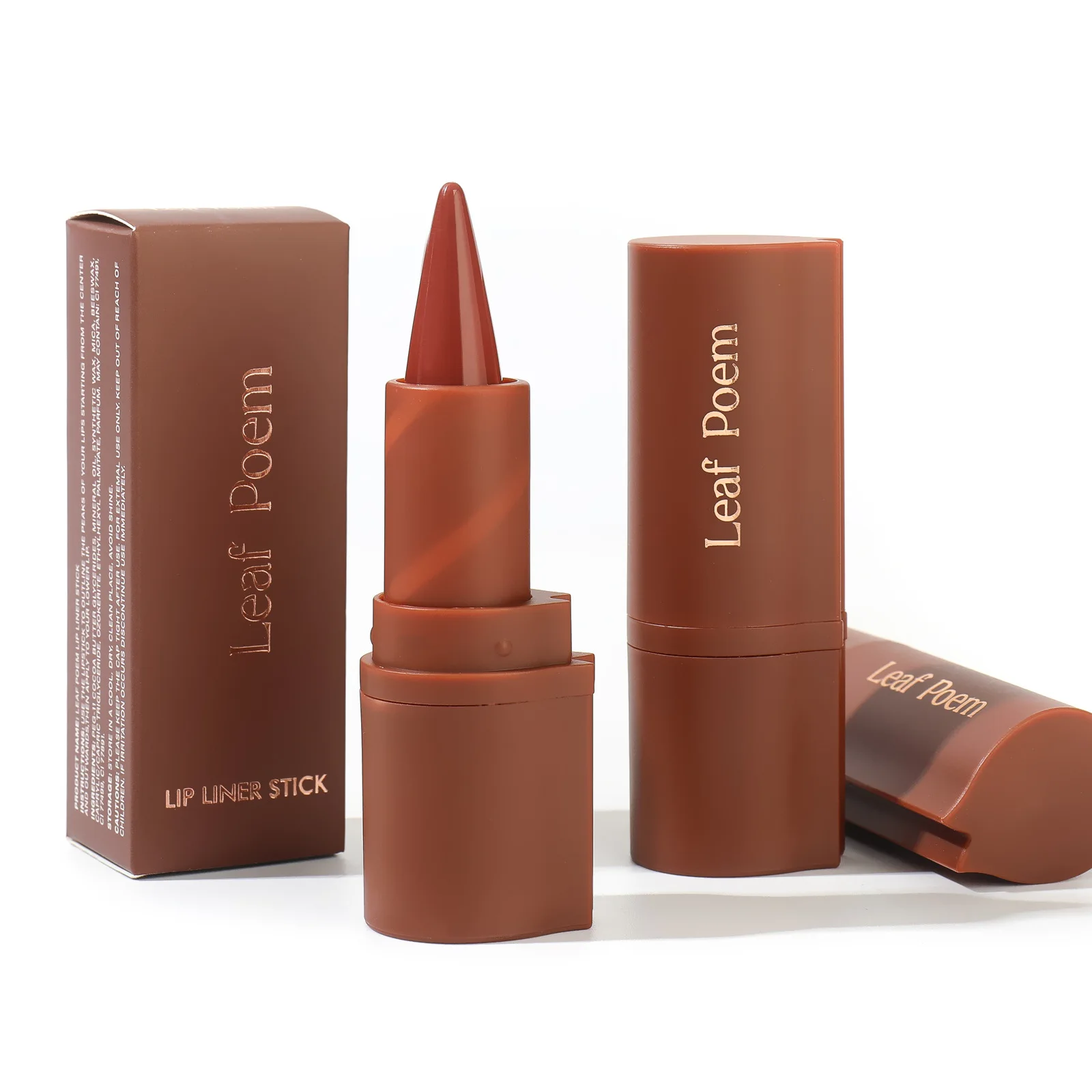 Sharp Tip 2-in-1 Lip Liner ลิปสติก Waterproof Matte Long-Lasting All Day Wear Smudge Proof for Defined Lips Daily Makeup