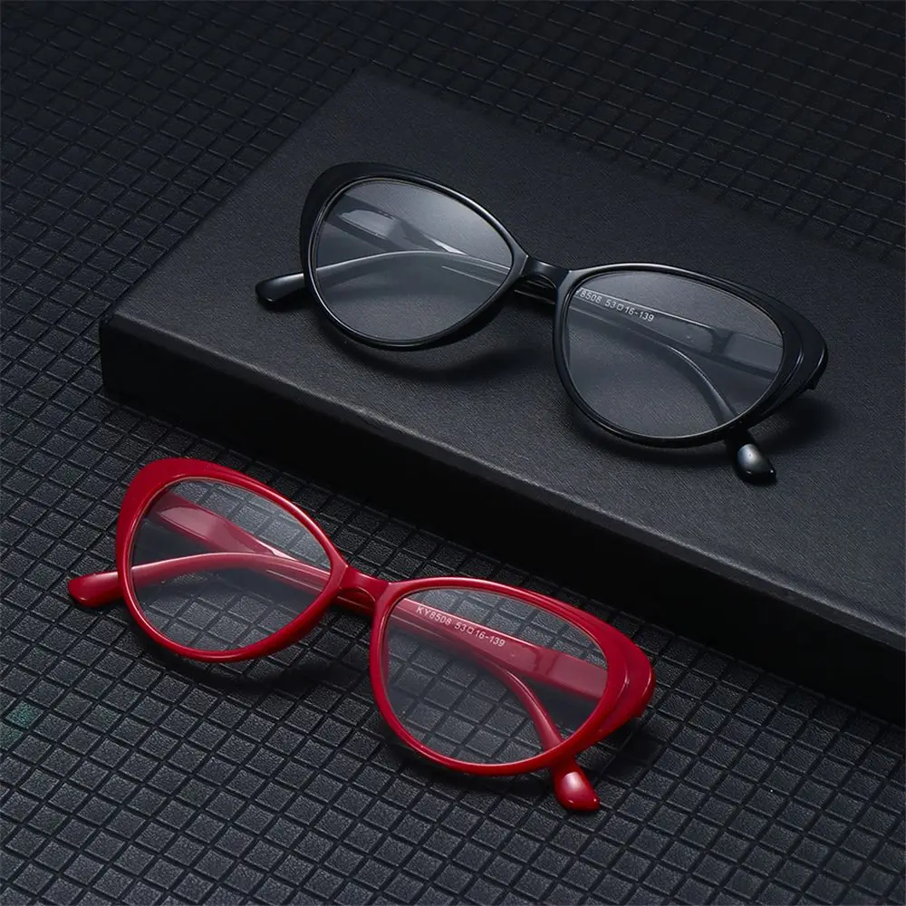 Cat Eye Gaming Eyeglasses Readers Anti Glare UV Eyestrain with Spring Hinges Reading Glasses