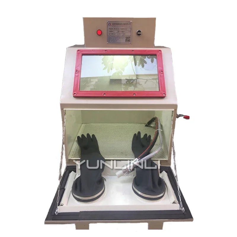 Sand Blasting Machine Manual Type Electric Sandblaster Metal Mould Descaling Surface Treatment Sandblasting Equipment CJ6050