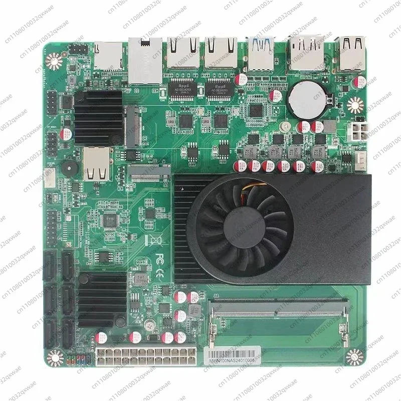 N150 N305 NAS Motherboard 6 Bay Network Storage Mainboard 10GbE NIC 2x 2.5G Ethernet 1x 10G Port 2x M.2 Slots