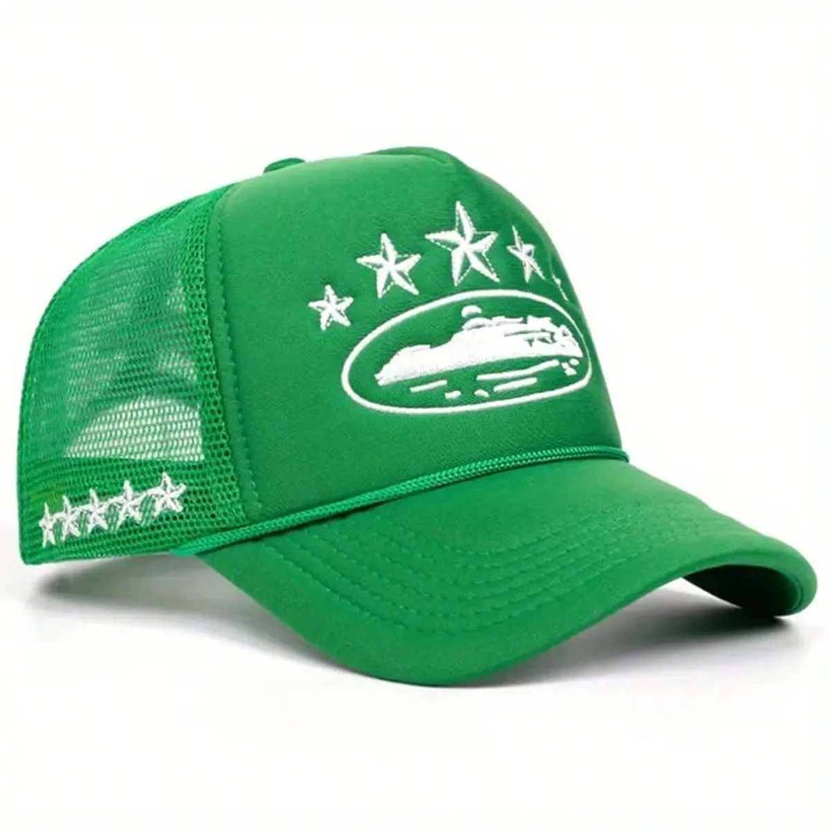 Unisex Männer Frauen Kappe Pentagramm Stickerei Baseball Netzkappen Frühling Sommer Outdoor Verstellbare Freizeithüte Sonnenschutzhut CJCYMZ103 – Detail 3