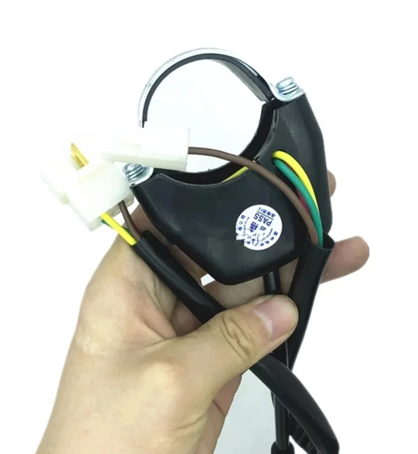 Interruptor de dirección para accesorios de carretilla elevadora, interruptor de señal de giro (3 + 1 cable) JK802A para uso de carretilla elevadora