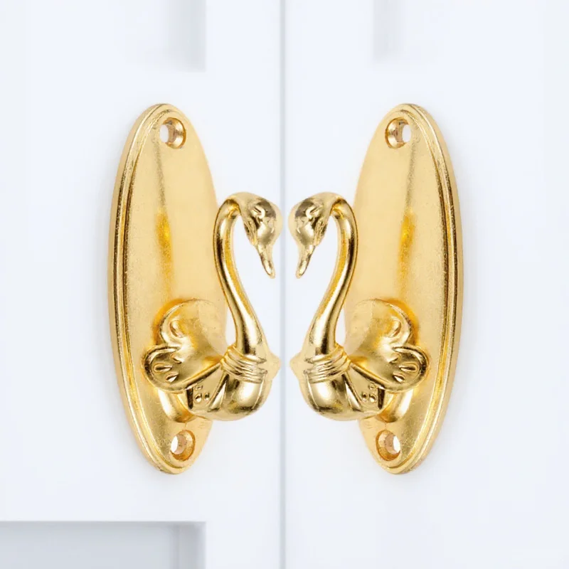 

Stunning Golden Curtain Tiebacks 85 X 4Cm Premium Zinc Alloy Drapery Holdbacks Easy Install for Any Room Rose Curtain Hook