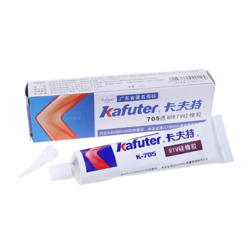 Transparent RTV Silicone Rubber Adhesive Grease Sealant Electronic Glue
