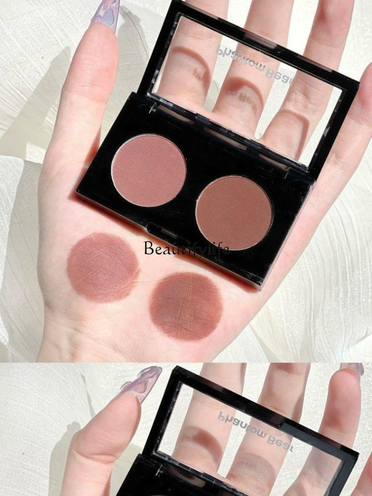 Gray Pink Lotus Root Color Matching Eye Shadow Plate Shimmer Matte Gentle Detumescence Plate