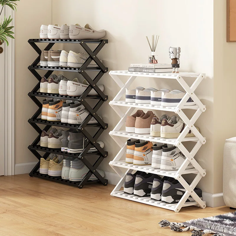 

Shoe frame small narrow door folding free installation of domestic multi-storey dormitory rental room simple 2024 new explosive