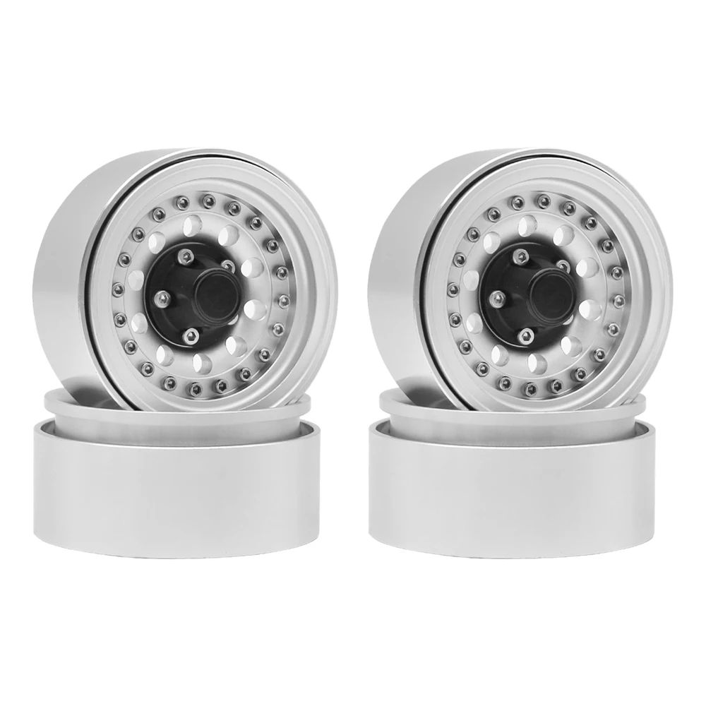 1/10Metal 1.9 Beadlock Wheel Hub Rim for 1/10 RC Crawler Axial SCX10 III Capra 90046 AXI03007 TRX4 RedCat D90 D110