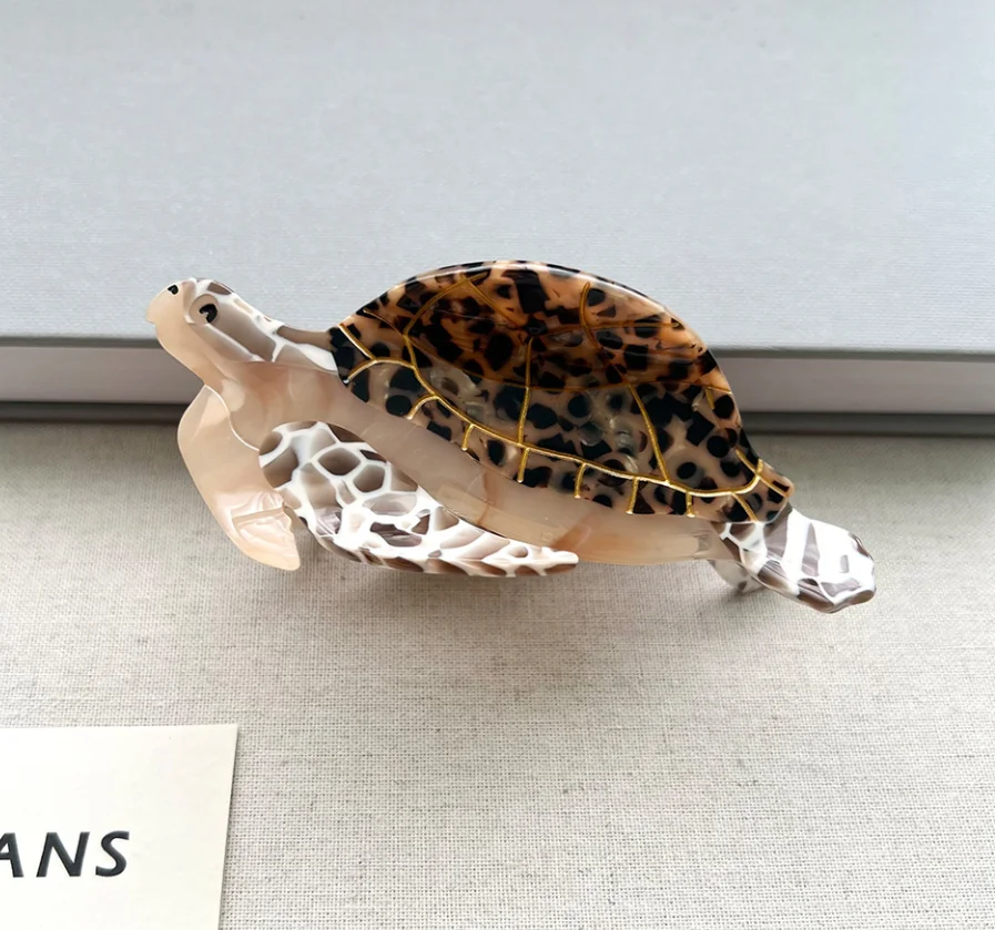 

Big Collection Ocean Series Acetate Hair Claw Jellyfish Shark Green Turtle High Qulity Hair Clip for Girl Hair Accessory Women