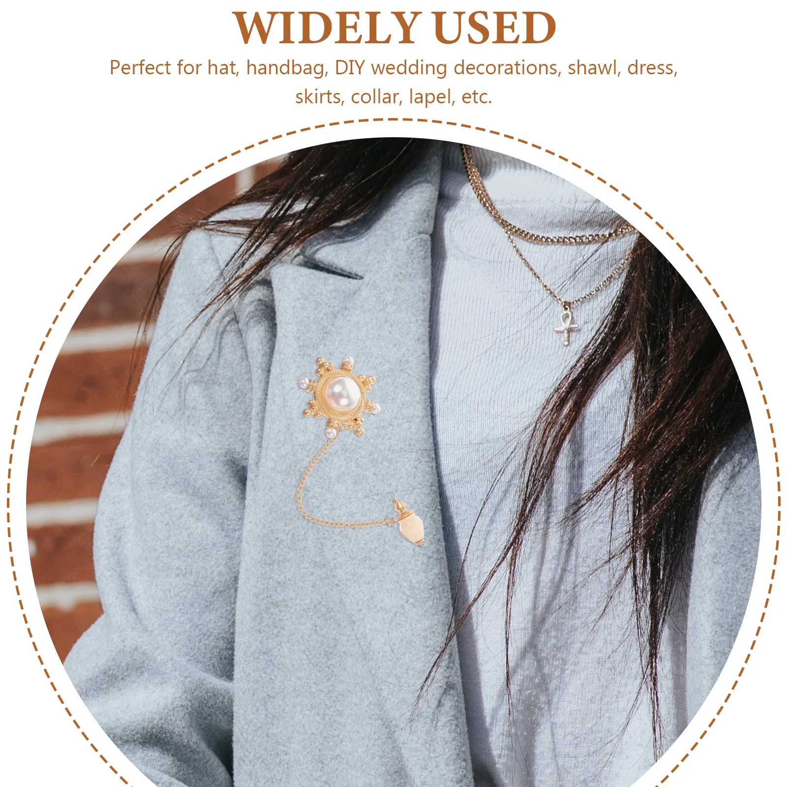 

1Pcs Decorative Brooch Bee Crown Pin Golden Alloy Fashion Brooch for Women Skirts Dresses Shawls Party Banquet