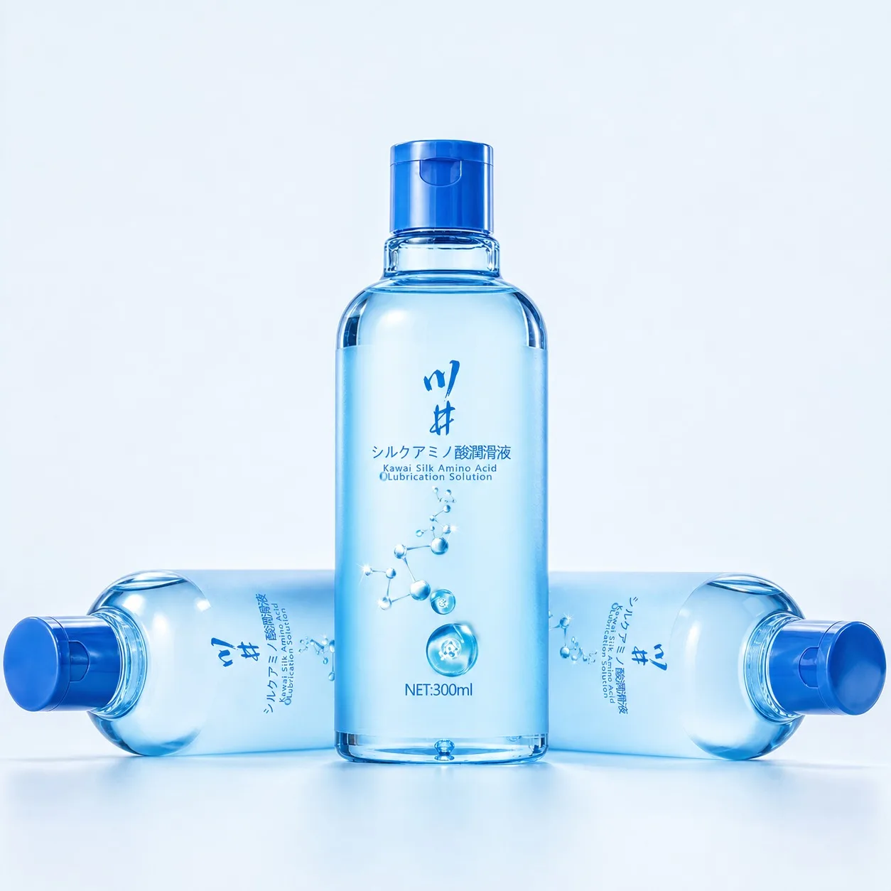 Kawaii Silk AminoAcid Lube 60-1000ml, WaterBased Personal Lubricant LongLast IntimateGel for Men Women, ParabenFree by ChuanJing