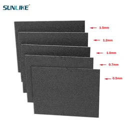 1Pcs75x95mm Carbontex Plate Panel Board For Drag Washer DIY Drag Washer For Fishing Reels Brake Friction Plate 0.5-1.5mm Thick