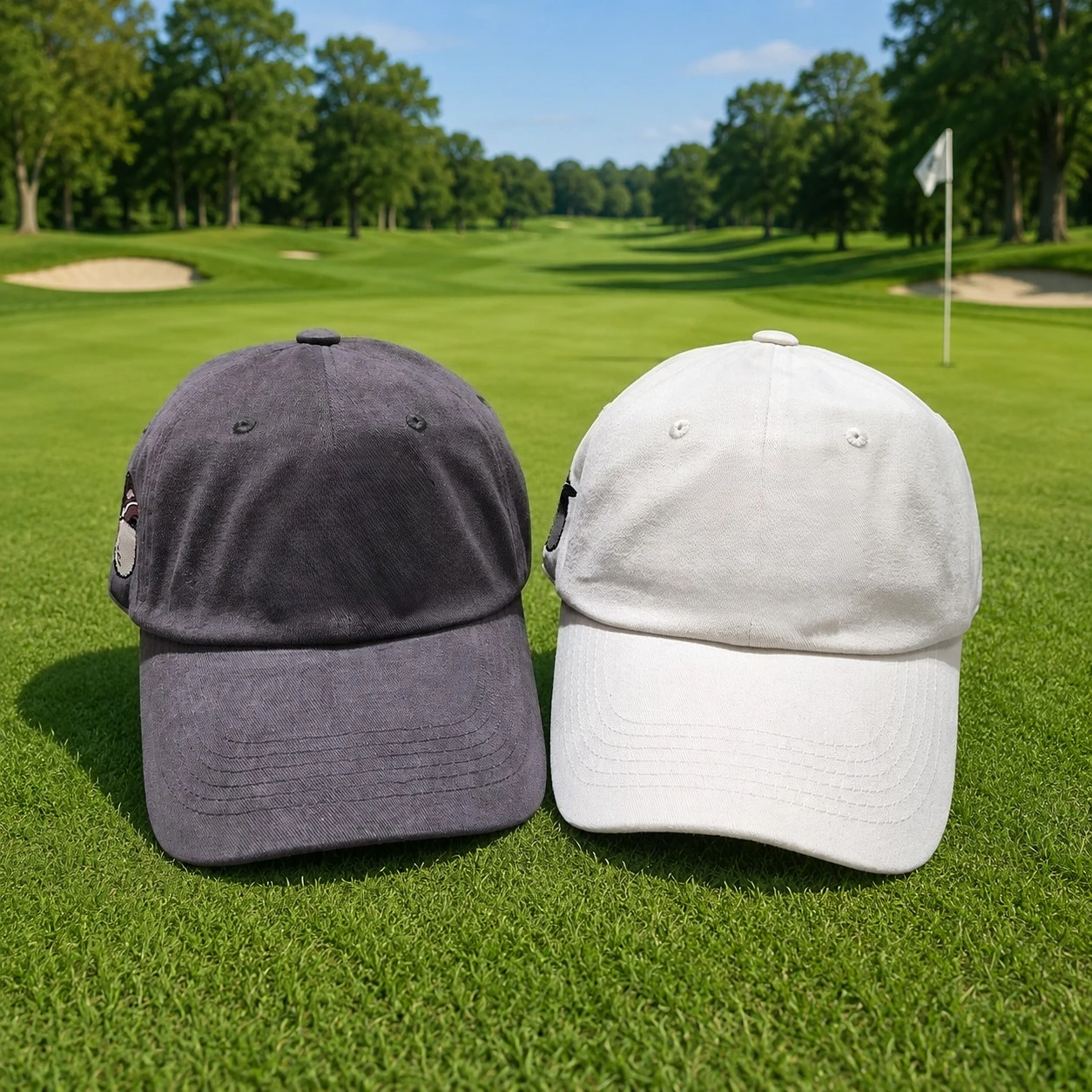 2026 Golf Baseball Cap Unisex 3D Embroidered Course Logo Soft Cotton Adjustable Outdoor Sports Hat