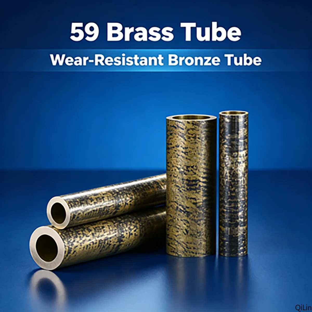 H59 Tin Brass Tube Wear-resistant Bronze Hollow Pipe Bronze Sleeve Bushing for Machinery