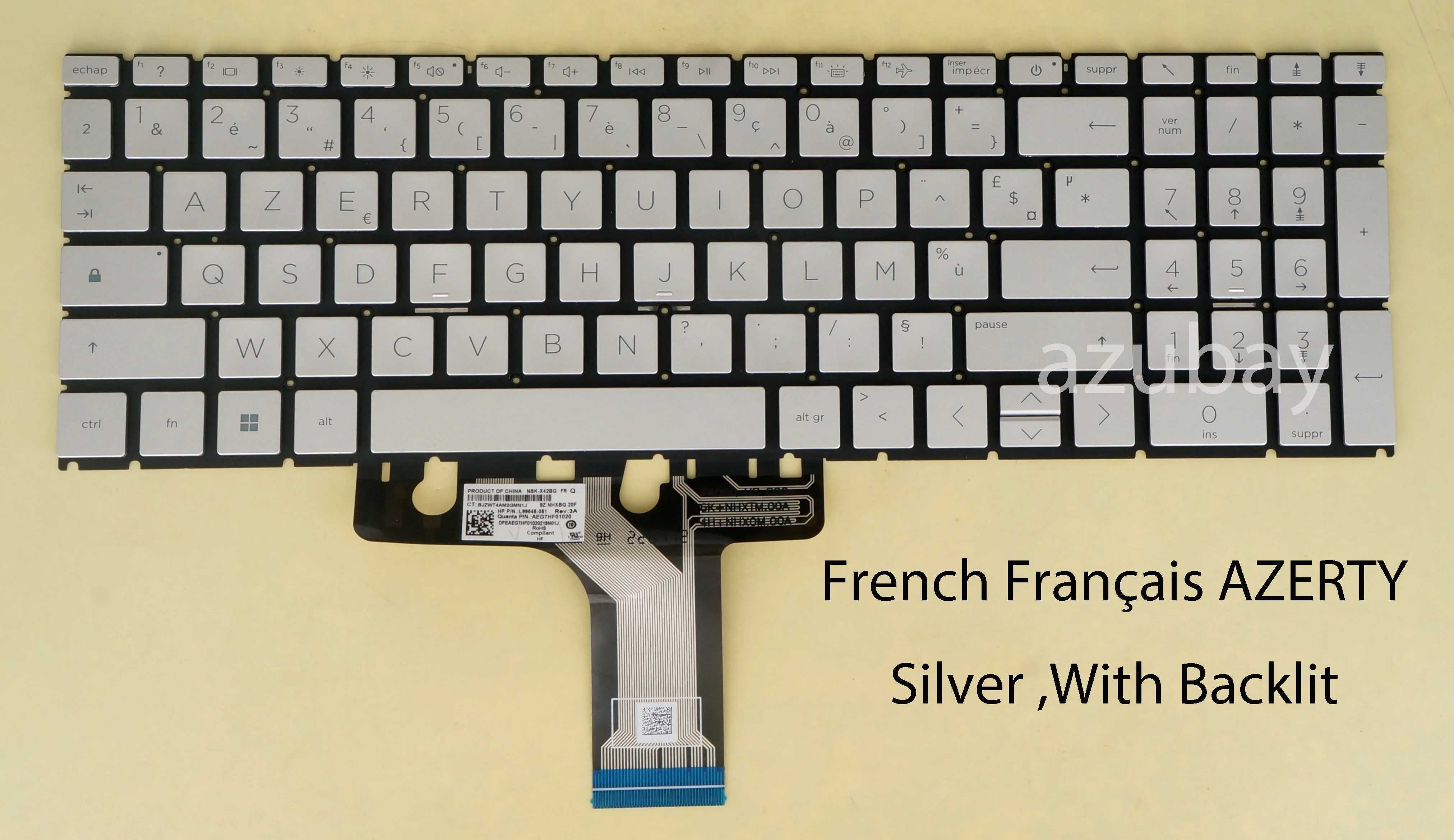 HP Pavilion 15-eg/eh キーボード US/French AZERTY