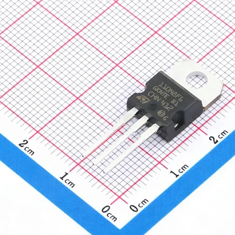 10PCS/LOT STP110N8F6 marking 110N8F6 N-Channel 80 V 110A (Tc) 200W (Tc) Through Hole TO-220