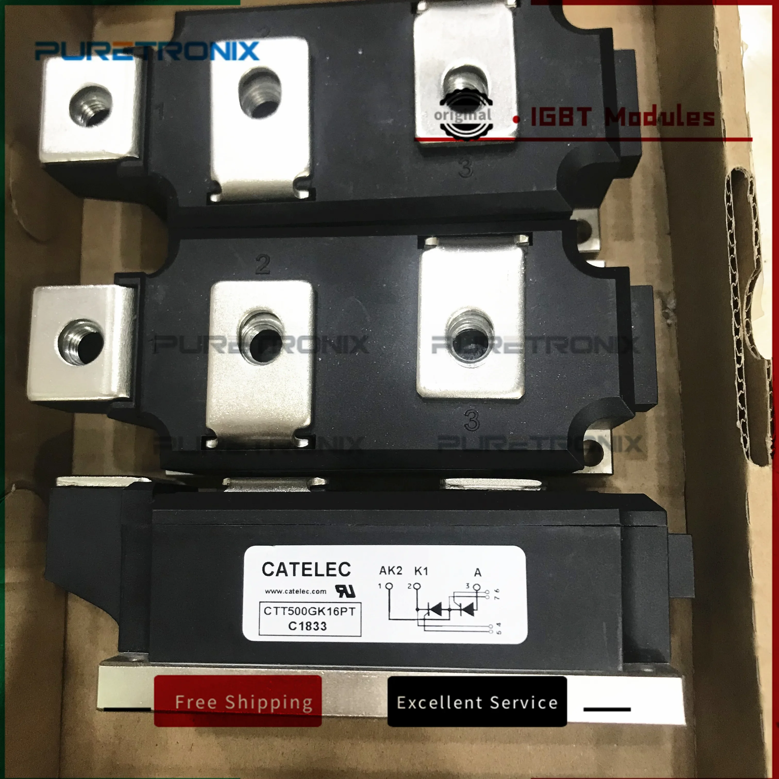 

CTT500GK16PT CTT500GK14PT CTT500GK12PT CTT500GK18PT New Original Power Module