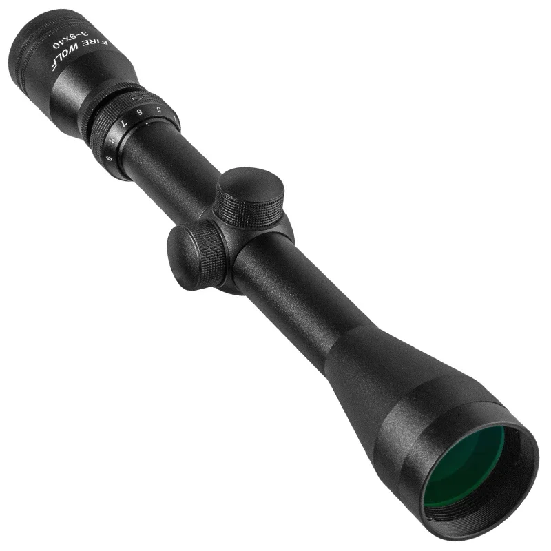 2025 FIRE WOLF  3-9x40 Hunting Mil Dot Air Rifle Gun Outdoor Optics Sniper Deer Hunting Scope Rail MOUNTS