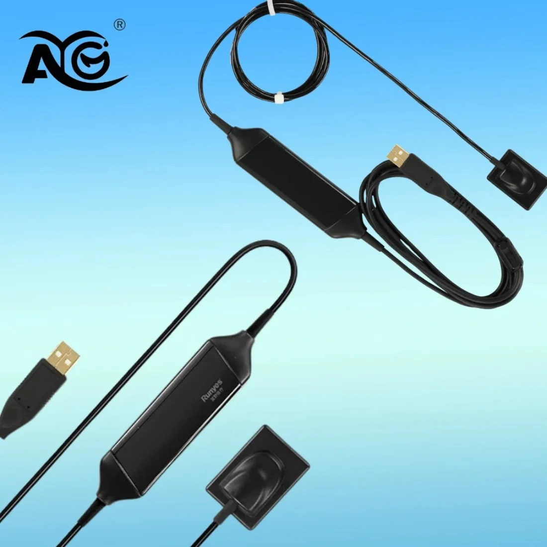 AG Dentist Equipment Dental X Ray Sensor Ultra-thin Fast Transmission Digital Sensor RVG IP68 Grade Cable Imaging System