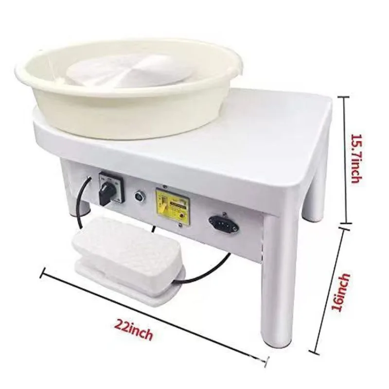 Pottery Wheel Machine, 250W‑350W Electric Forming Machine Waterproof Ceramic Clay Work Tool For DIY Craft